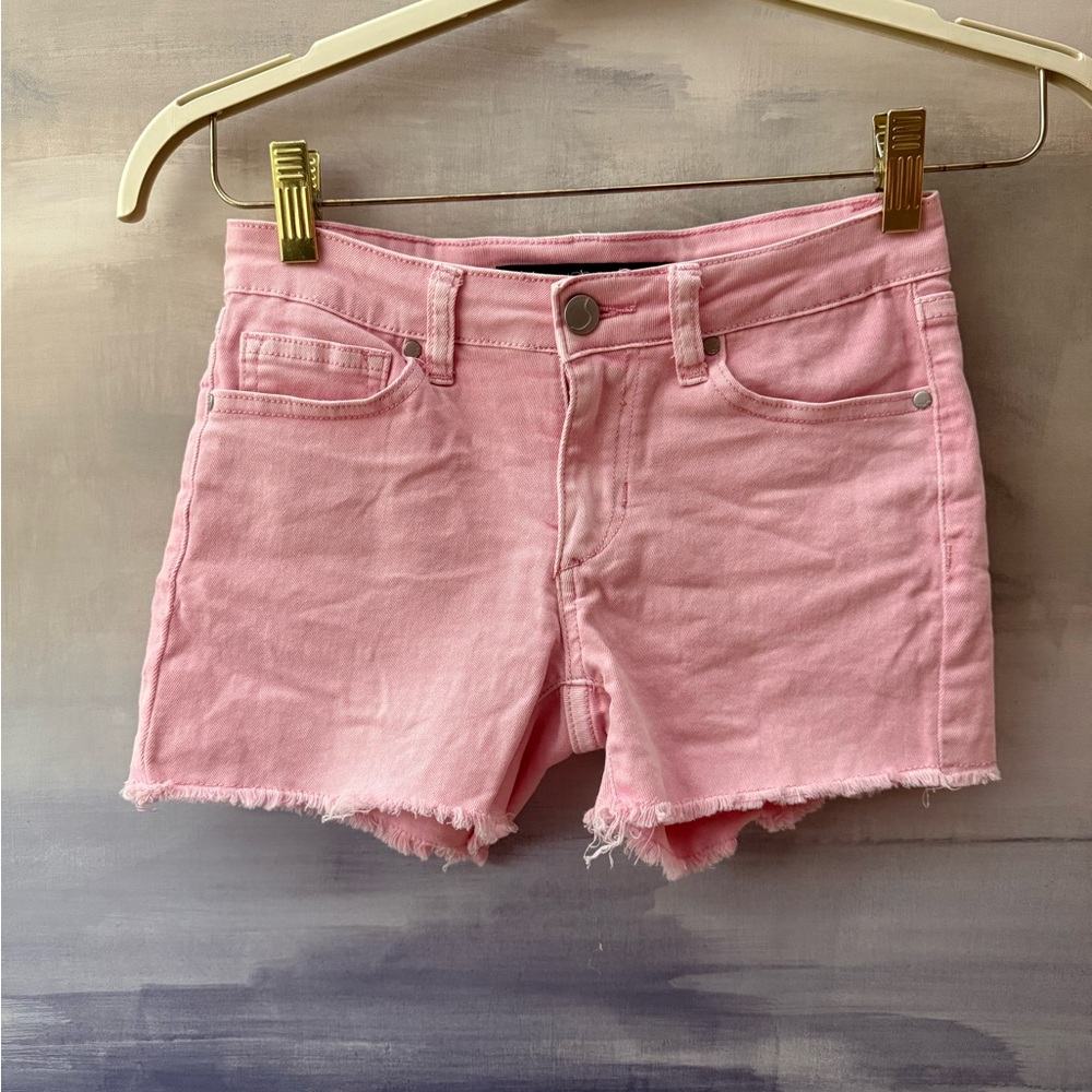 Girls Markie Pink Cut Off Jean Shorts